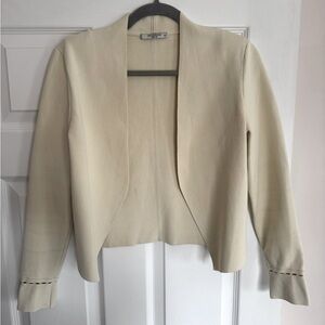 MM La Fleur Jardigan in ecru sz XS